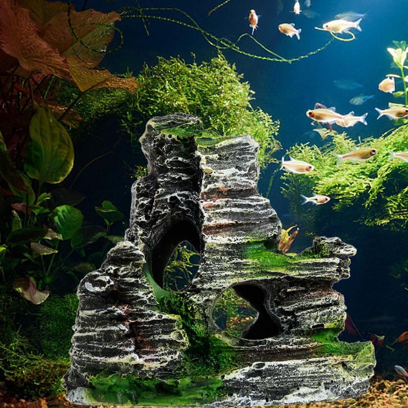 Aquarium Plant Live - Aquarium Sandstone Decoration Fish Tank Landscaping