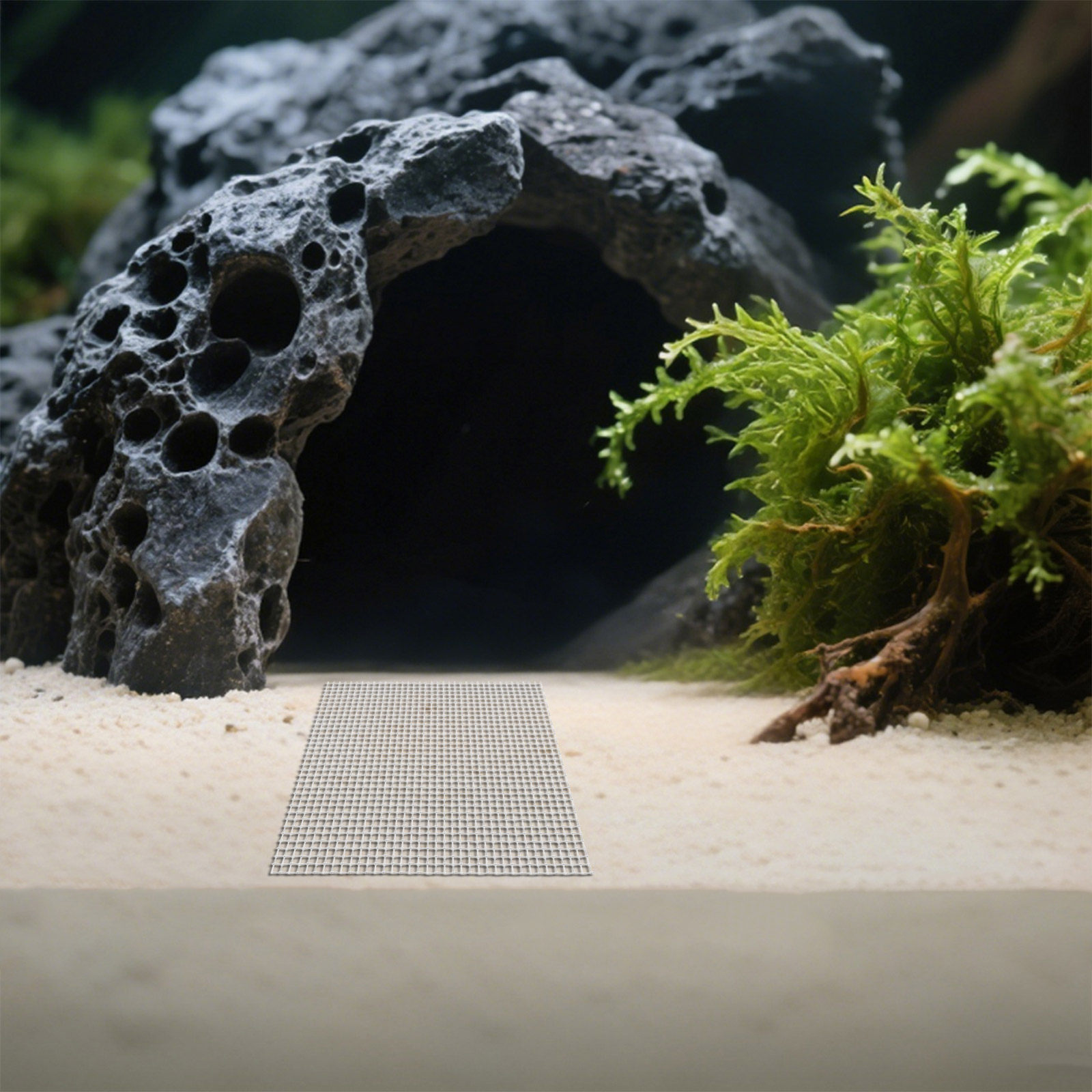 Aquarium Planted Tank Setup - 12Pcs Stainless Steel Moss Net Pad