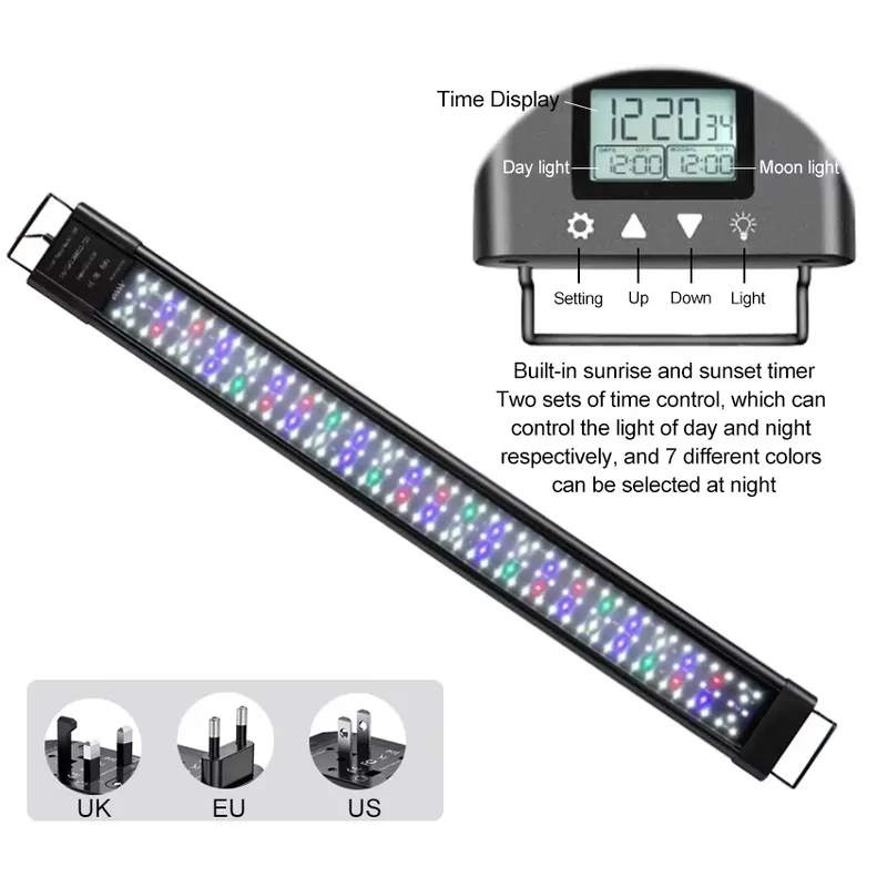 Planted Aquarium Hours - LED 48W 90cm IP68 Aquarium Light