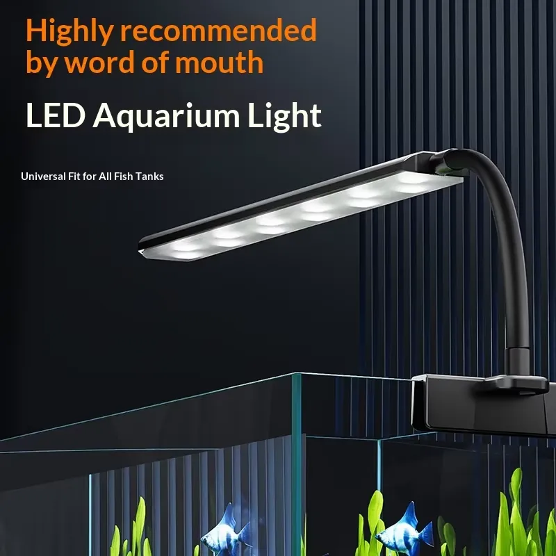 Planted Aquarium Hours - Full Spectrum LED Aquarium Clip Light