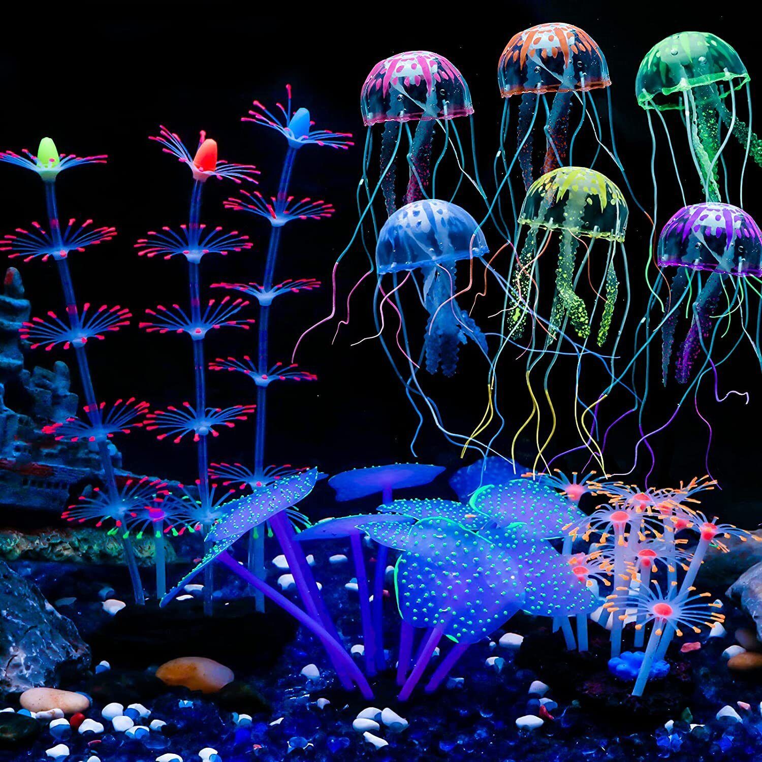 Silicone Glowing Landscape Art - Aquarium Plant Live avis et prix
