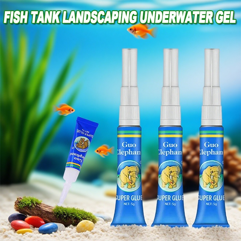 3/5/10pcs Fish Tank Landscapin - Aquarium Plant Glue Gel avis et prix