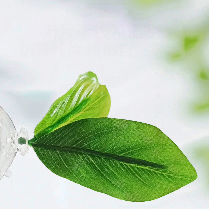 1 Pc Green Leaf Hammock For Be - Planted Aquarium Betta avis et prix