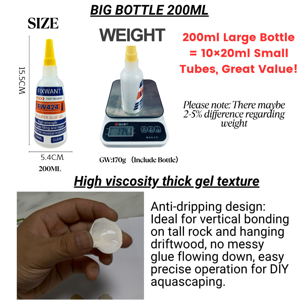 High Viscosity Thick Aquarium  - Aquarium Plant Glue Gel avis et prix