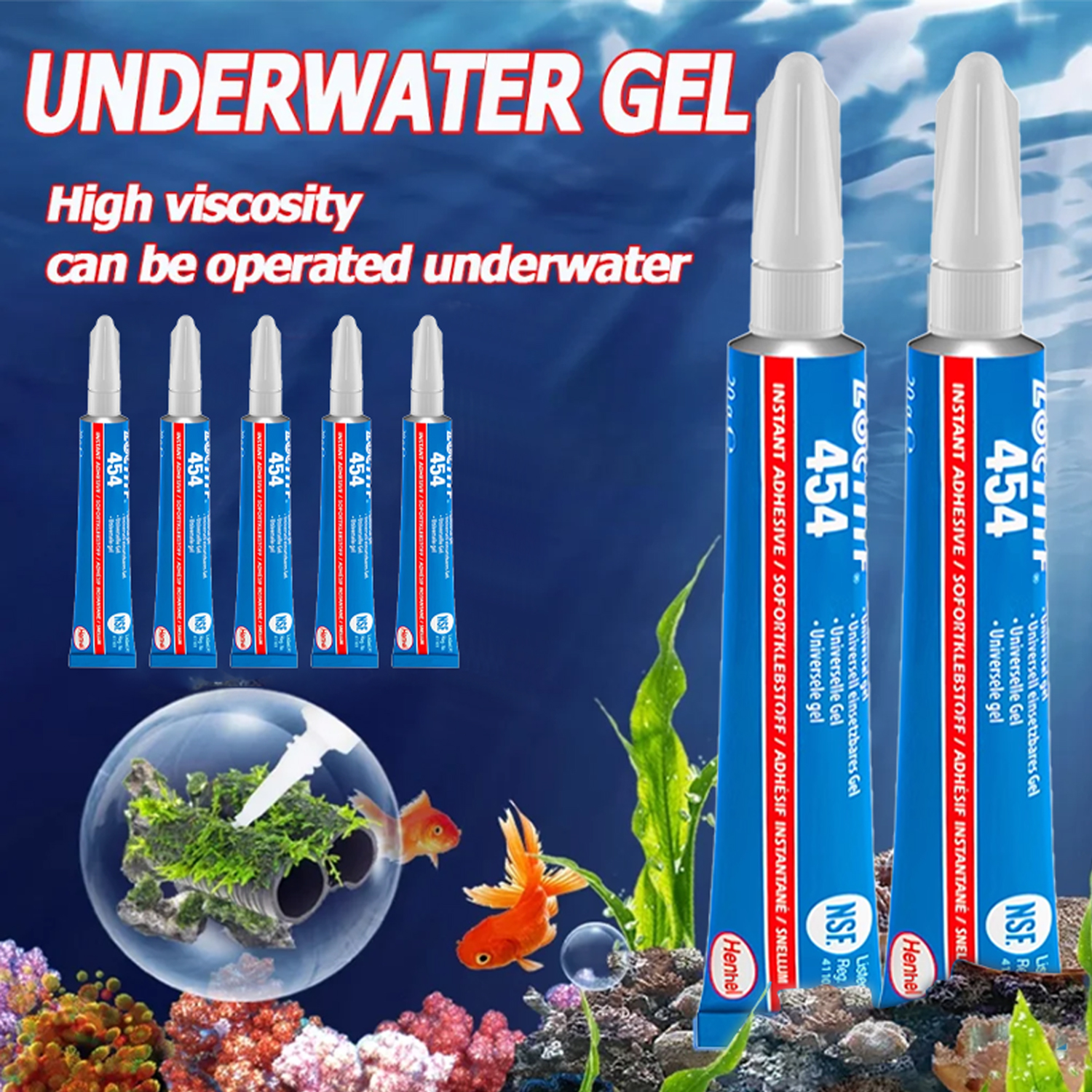 20g Fish Tank Landscaping Moss - Aquarium Plant Glue Gel avis et prix