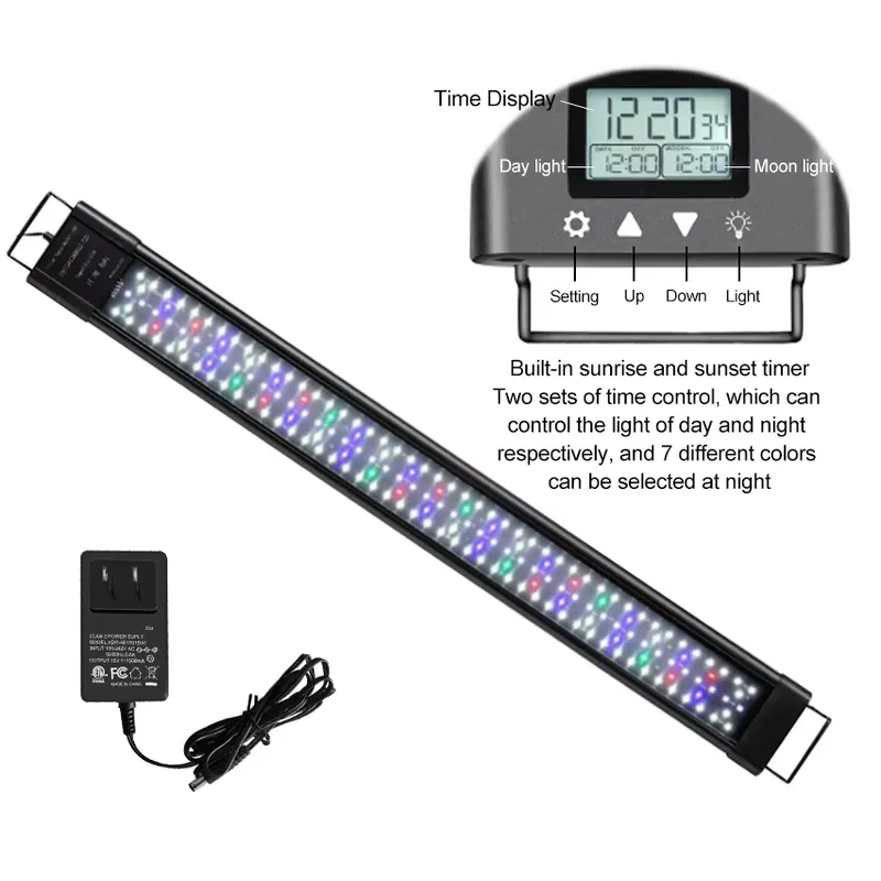 LED IP68 11.8 in 18W Plant Gro - Planted Aquarium Hours avis et prix