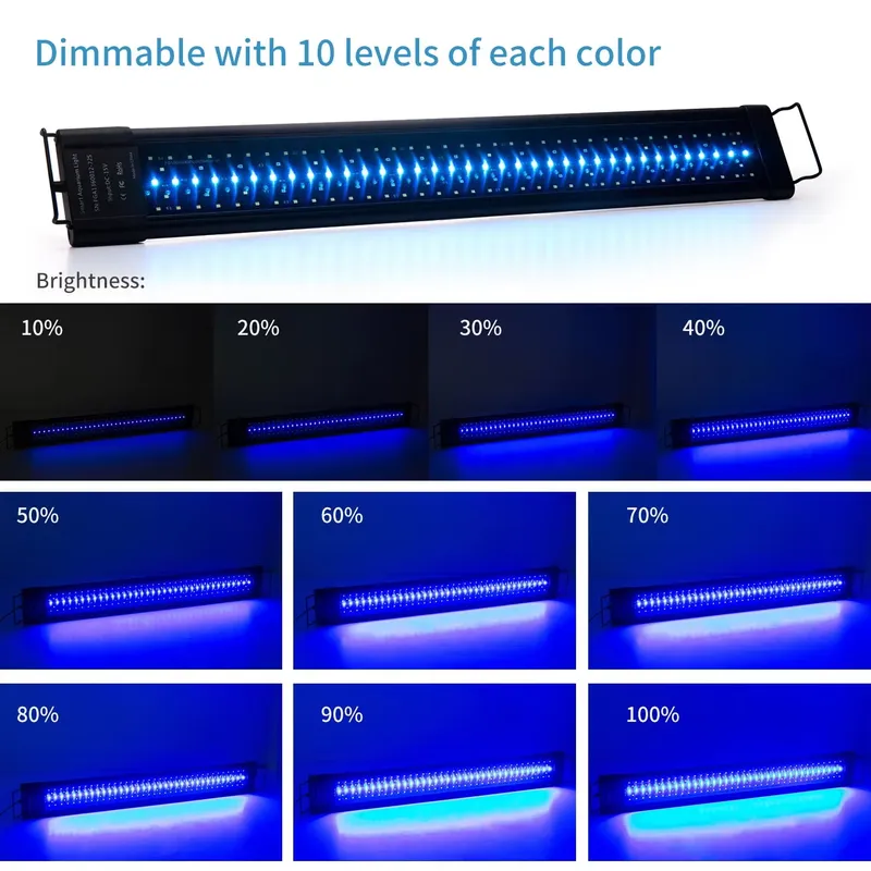 LED IP68 11.8 in 18W Plant Gro - Planted Aquarium Hours avis et prix