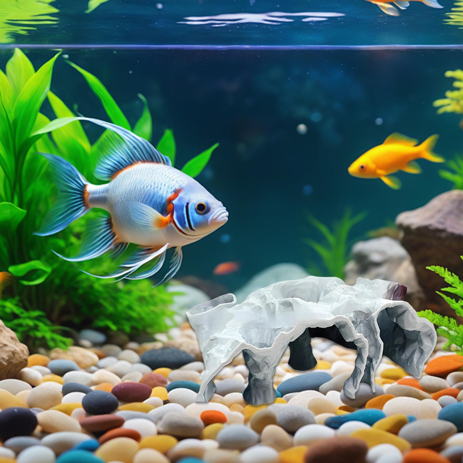 Fish Tank Cave Aquarium Underg - Planted Aquarium Betta avis et prix