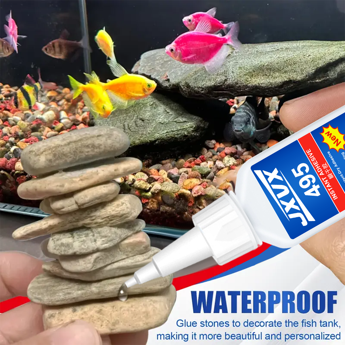 Aquarium glue, super transpare - Aquarium Plant Glue Gel avis et prix