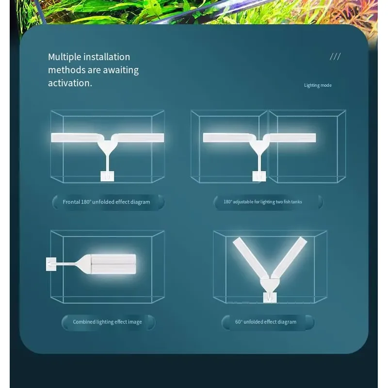 LED Aquarium Clip Light for Pl - Planted Aquarium Hours avis et prix