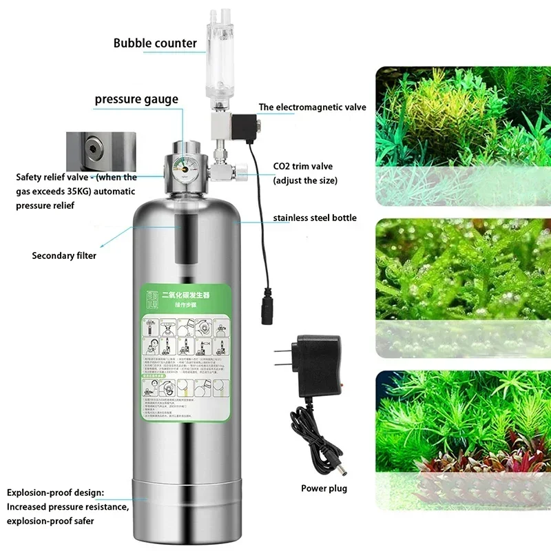 Aquarium CO2 Generator 2L DIY  - Planted Aquarium Co2 System avis et prix