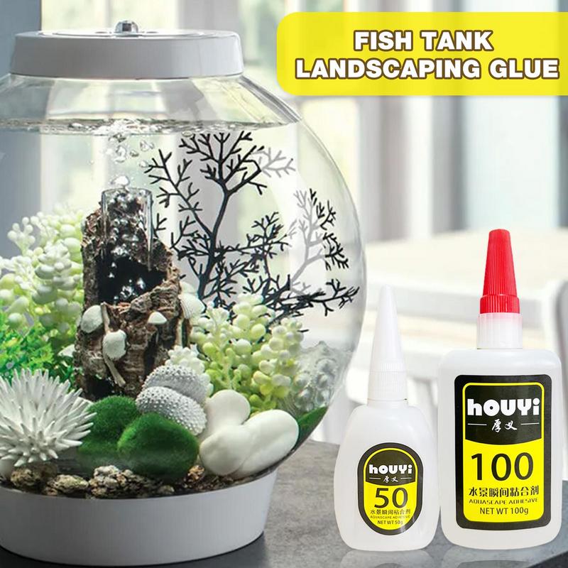 50/100g Fish Tank Landscaping  - Aquarium Plant Glue Gel avis et prix