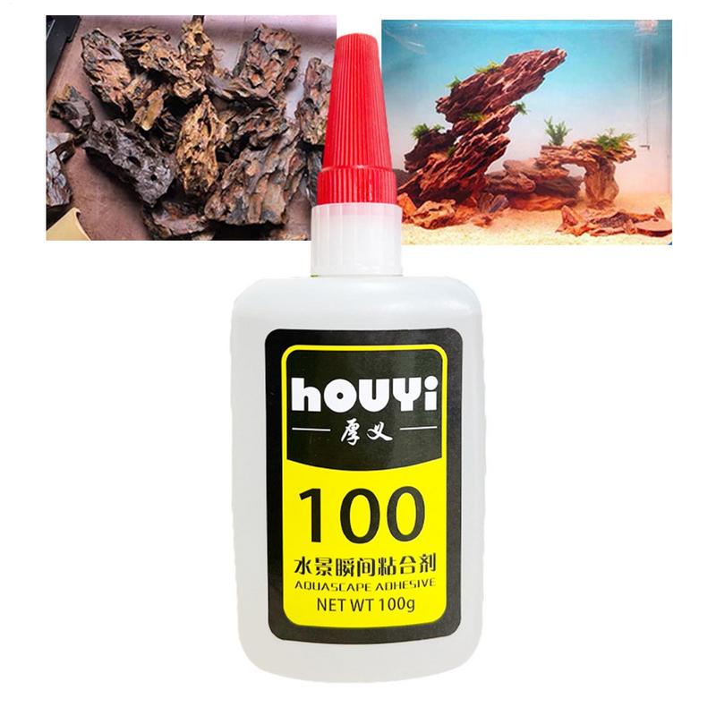 50/100g Fish Tank Landscaping  - Aquarium Plant Glue Gel avis et prix