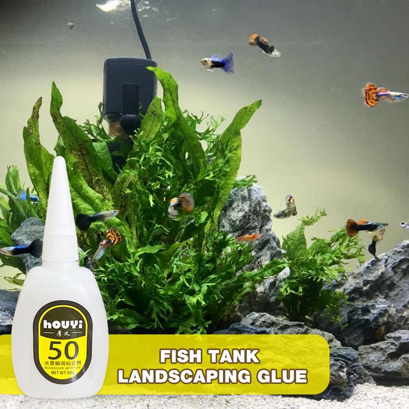 50/100g Fish Tank Landscaping  - Aquarium Plant Glue Gel avis et prix