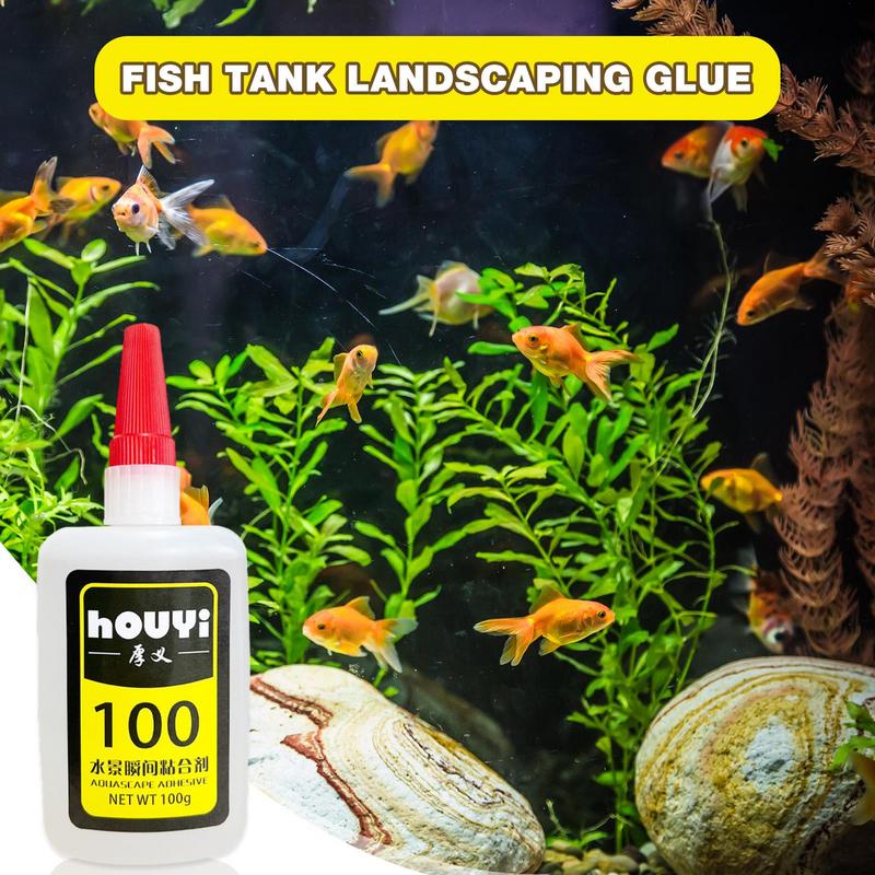 50/100g Fish Tank Landscaping  - Aquarium Plant Glue Gel avis et prix