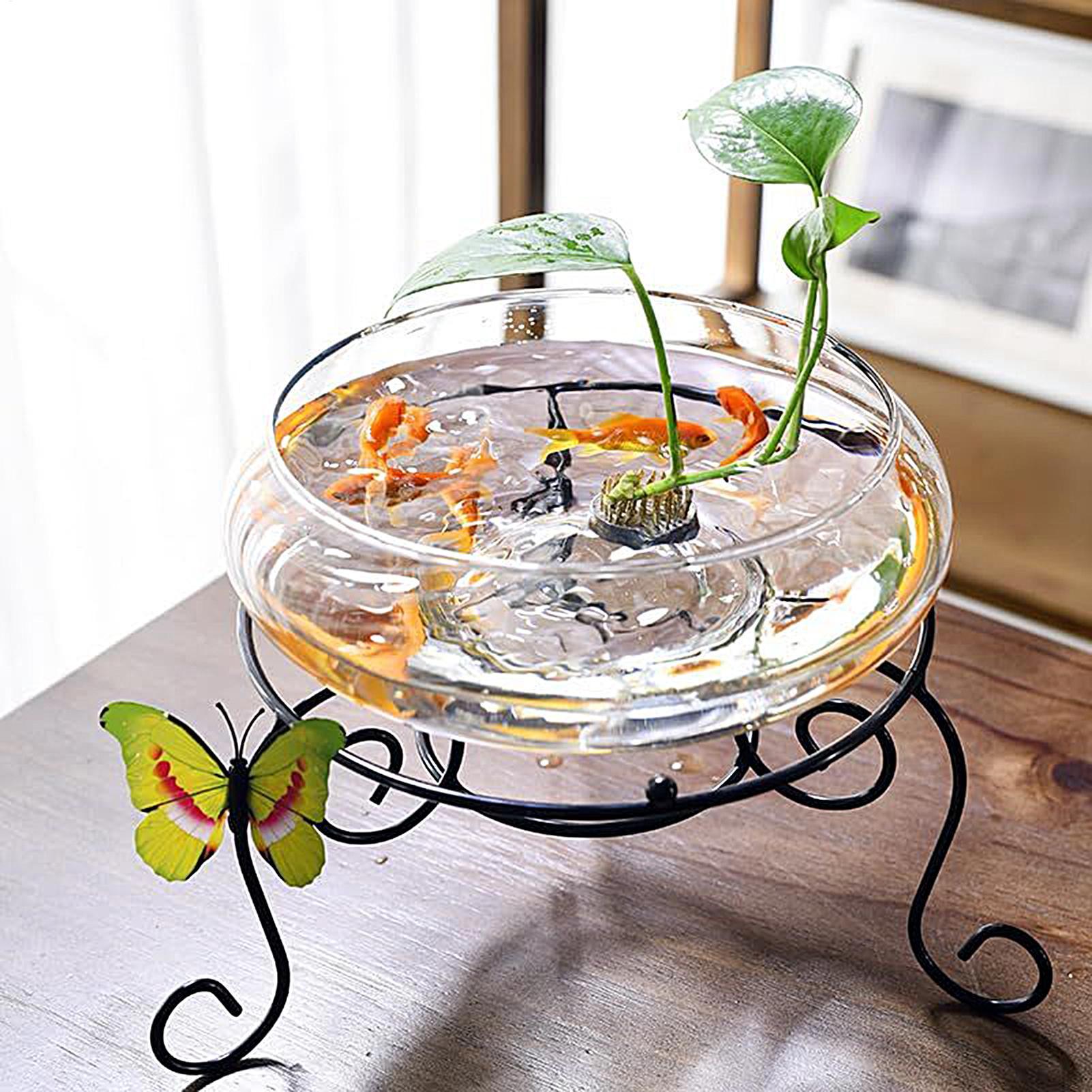 Fish Glass Bowl Glass Large Hy - Aquarium Planting avis et prix