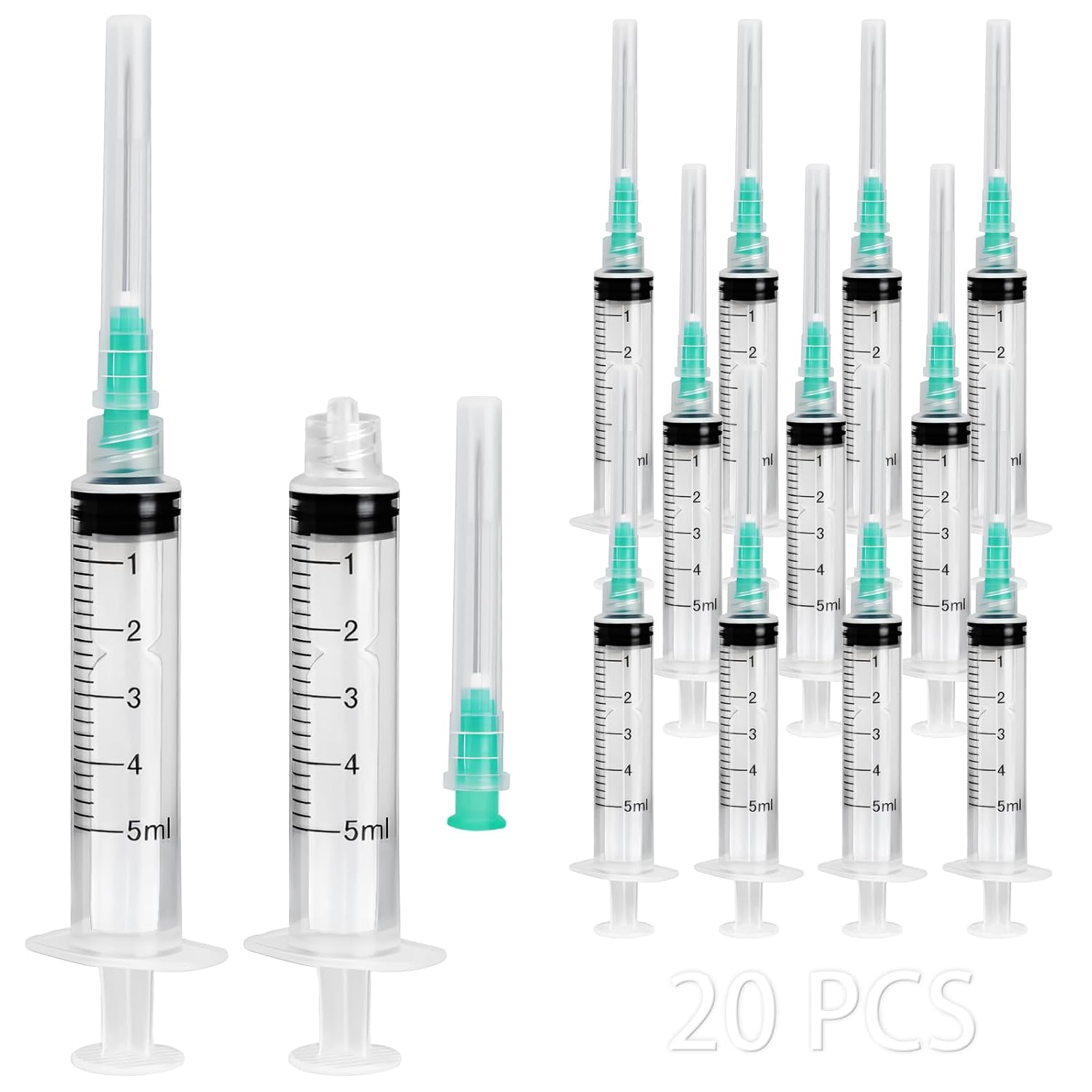 50 Pieces of 5ml Luer-Lock Syr - Aquarium Planting avis et prix