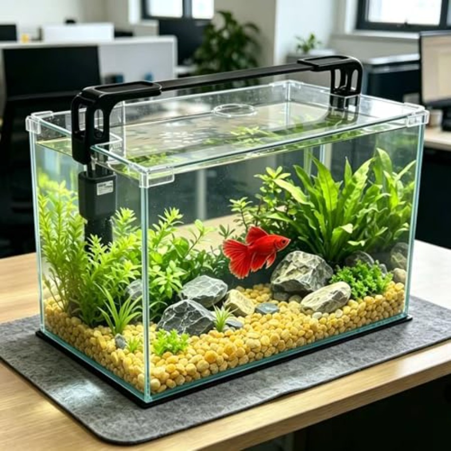 10 Gallon Glass Fish Tank, Eas - Planted Aquarium Betta avis et prix