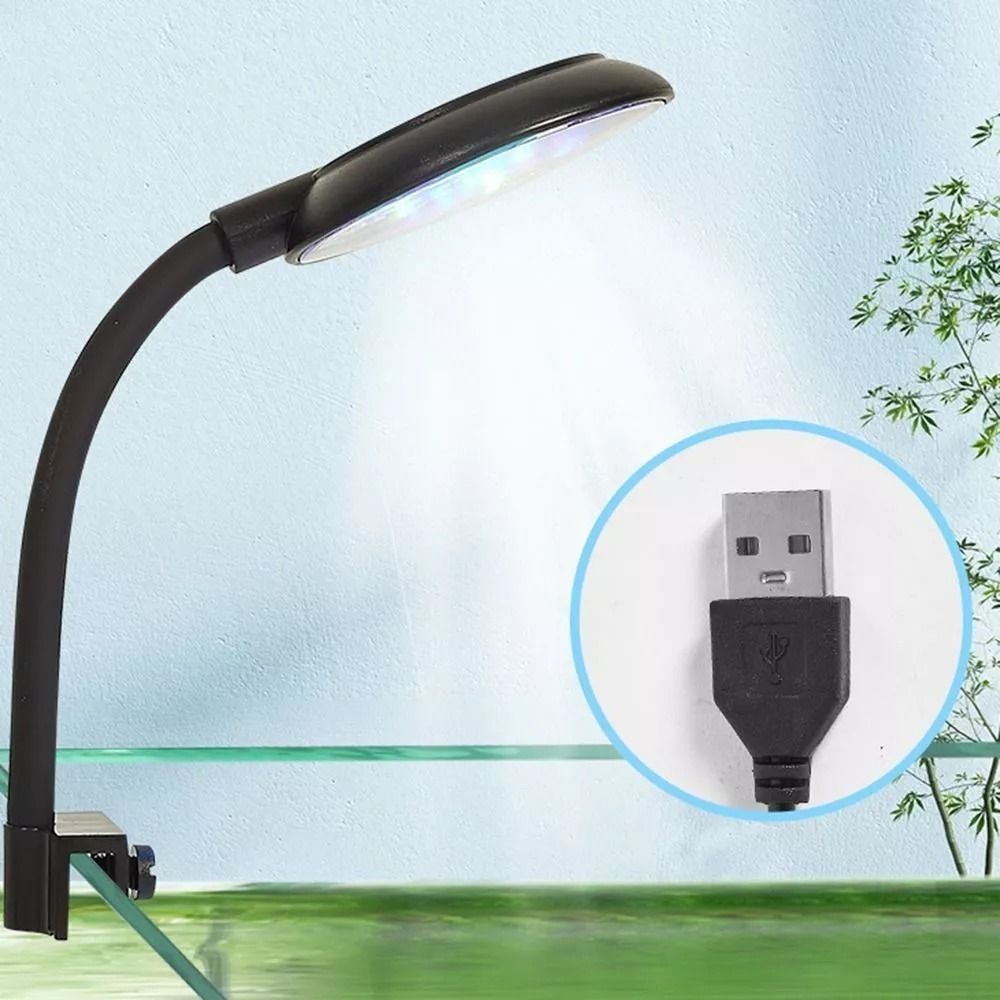 New Mini Fish Tank Clip Lamp 5 - Aquarium Plant Live avis et prix
