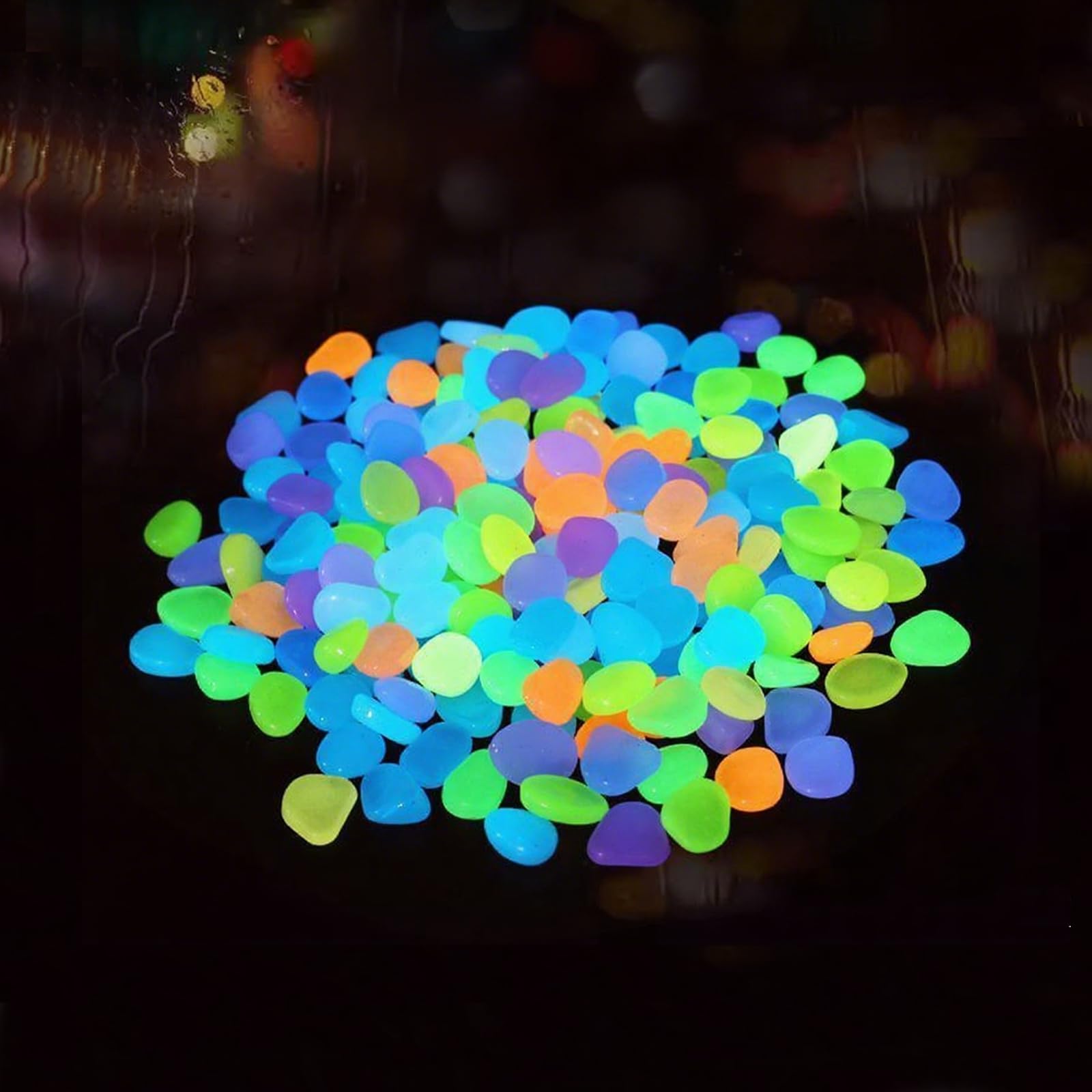 100pcs Glow In The Dark Pebble - Planted Aquarium Hours avis et prix