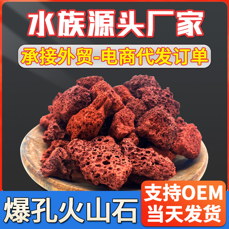 Natural Porous Red Lava Rock A - Aquarium Planted Tank Soil avis et prix