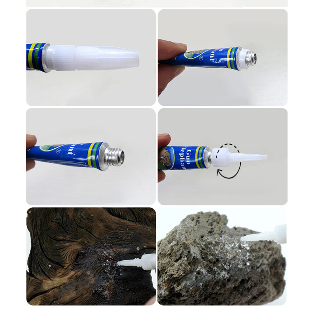 50-5Pcs Fish Tank Landscaping  - Aquarium Plant Glue Gel avis et prix