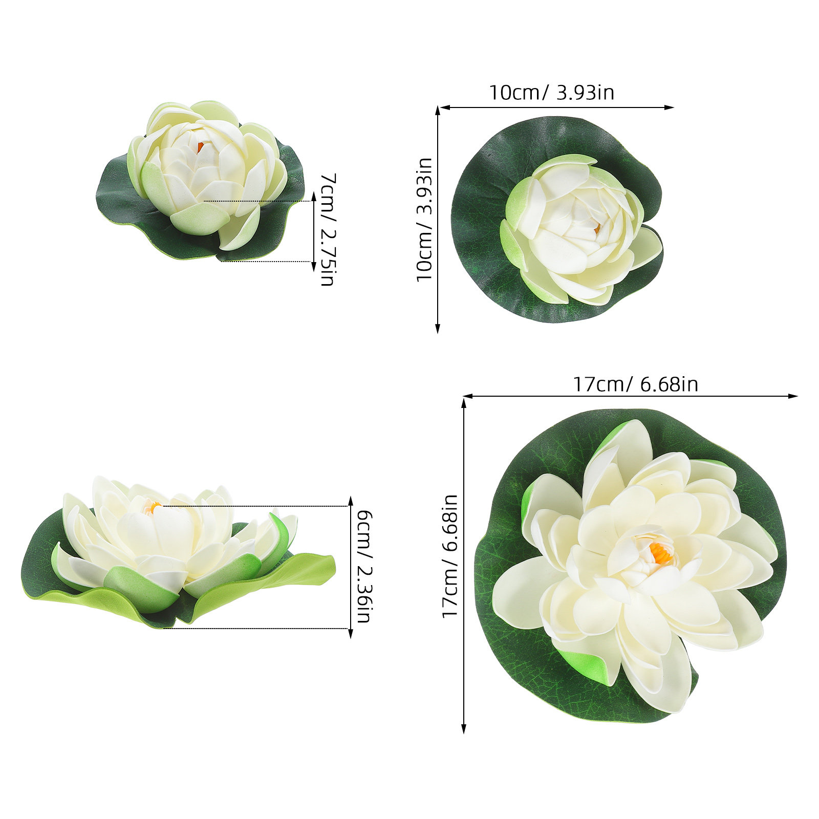 5Pcs Artificial Floating Water - Aquarium Planting avis et prix
