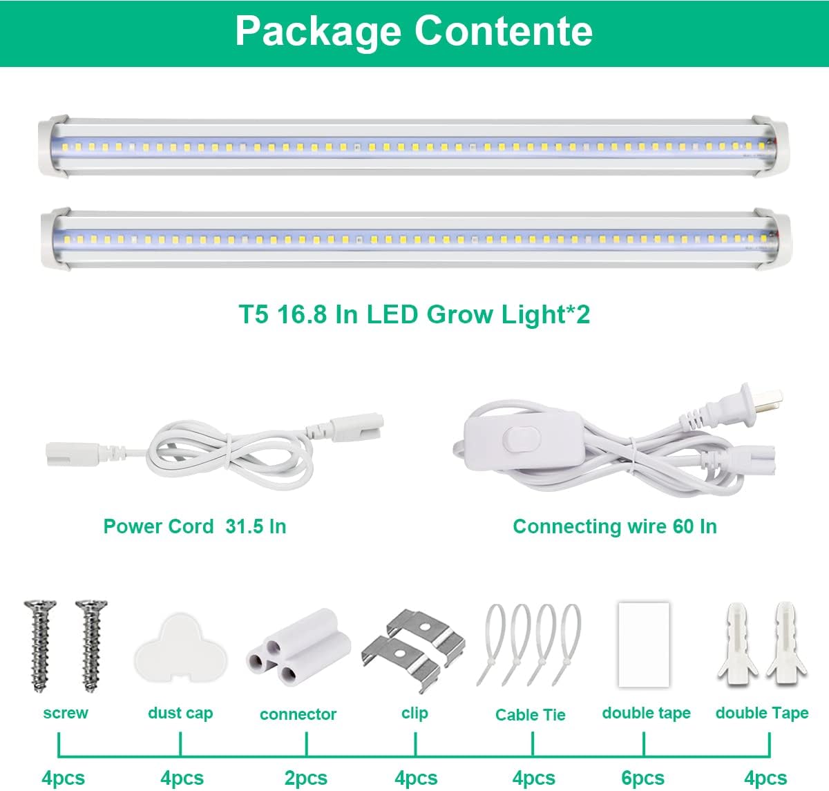 LED Grow Lamp Plant Full Spect - Aquarium Plant Seeds avis et prix