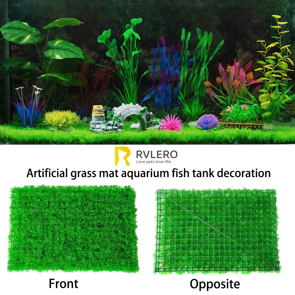 Artificial Grass Lawn Aquarium - Aquarium Plant Live avis et prix