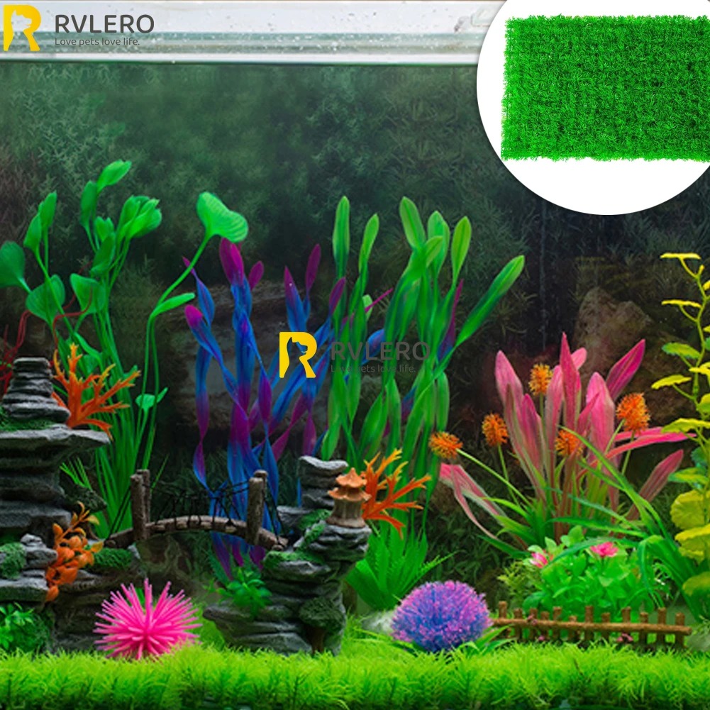 Artificial Grass Lawn Aquarium - Aquarium Plant Live avis et prix